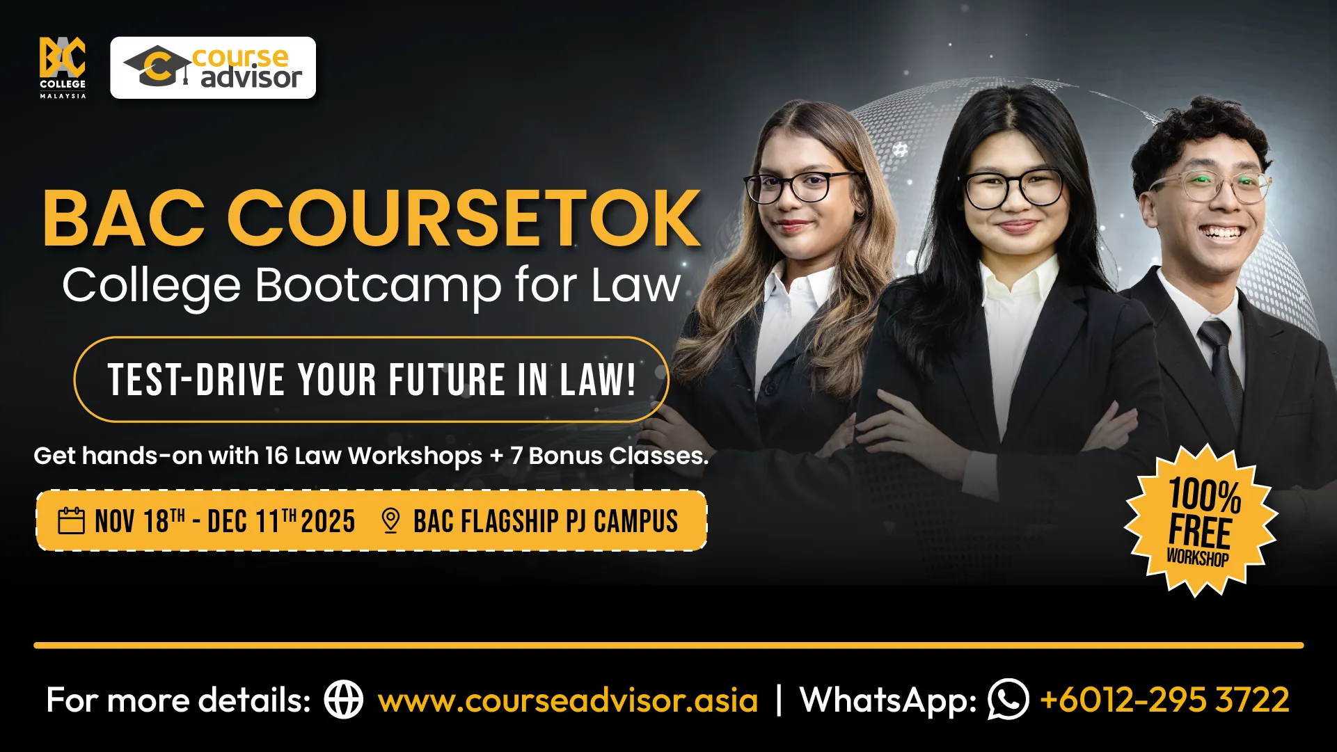 BAC CourseTok: College Bootcamp for Law