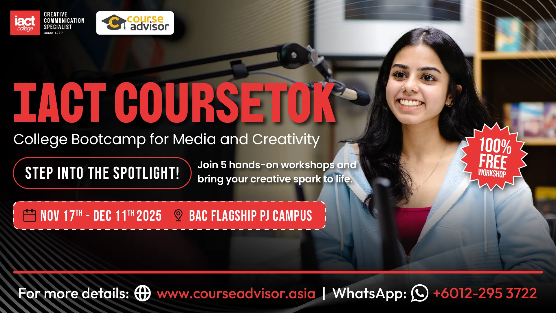 IACT CourseTok: College Bootcamp for Media & Creativity